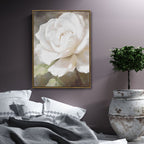 Gardenia Wall Art in bedroom