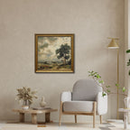 Golden Valley Wall Art in living room