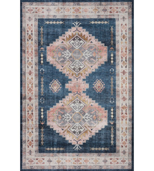 Heidi Rug - Denim Blush
