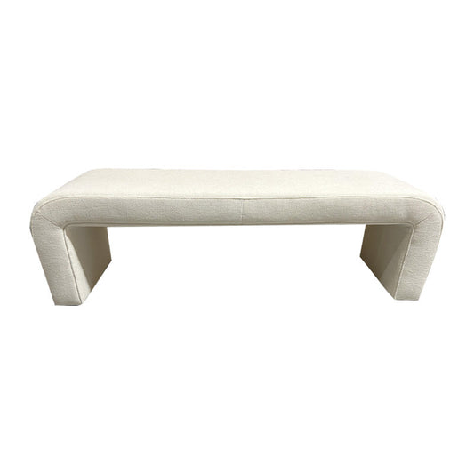 Novak Bench/Ottoman - Rice