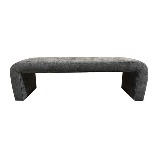Novak Bench/Ottoman - Charcoal