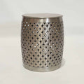 Aluminium Cutwork Table 40x40x48cm Champagne