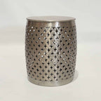 Aluminium Cutwork Table 40x40x48cm Champagne
