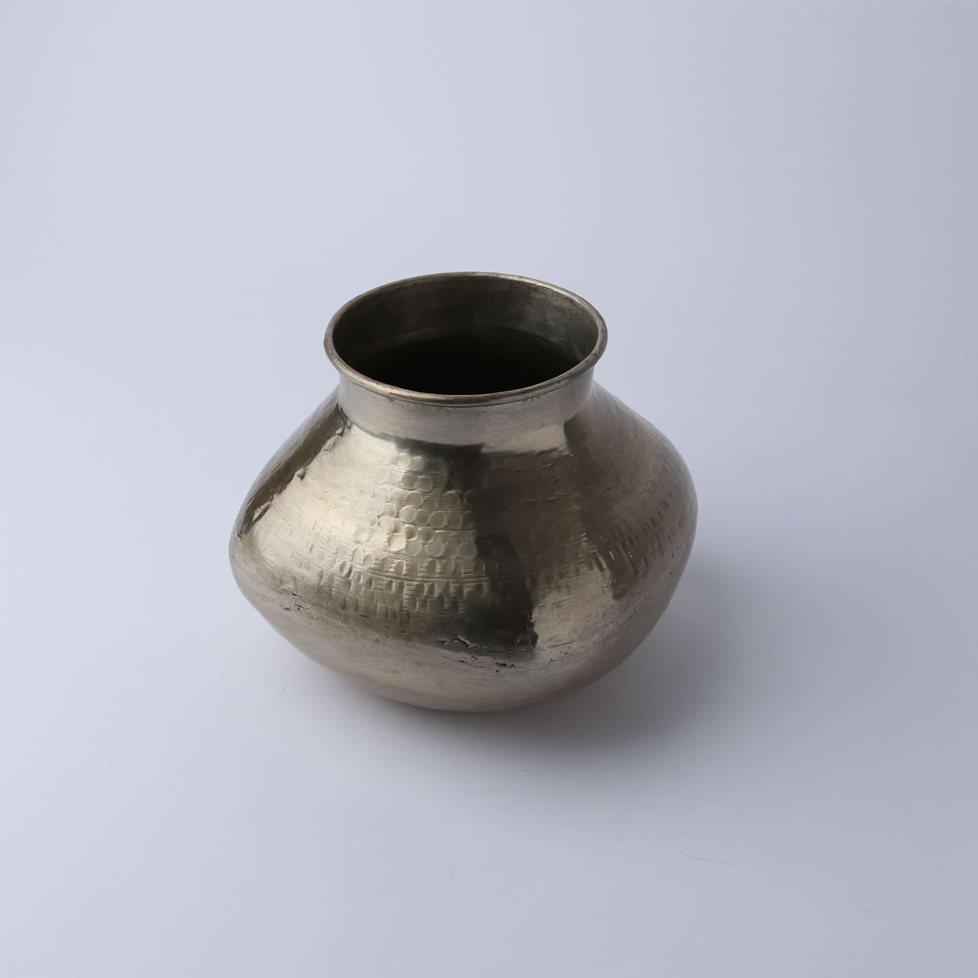 Aluminium Pot Medium Champagne