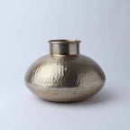 Aluminium Pot Large Champagne