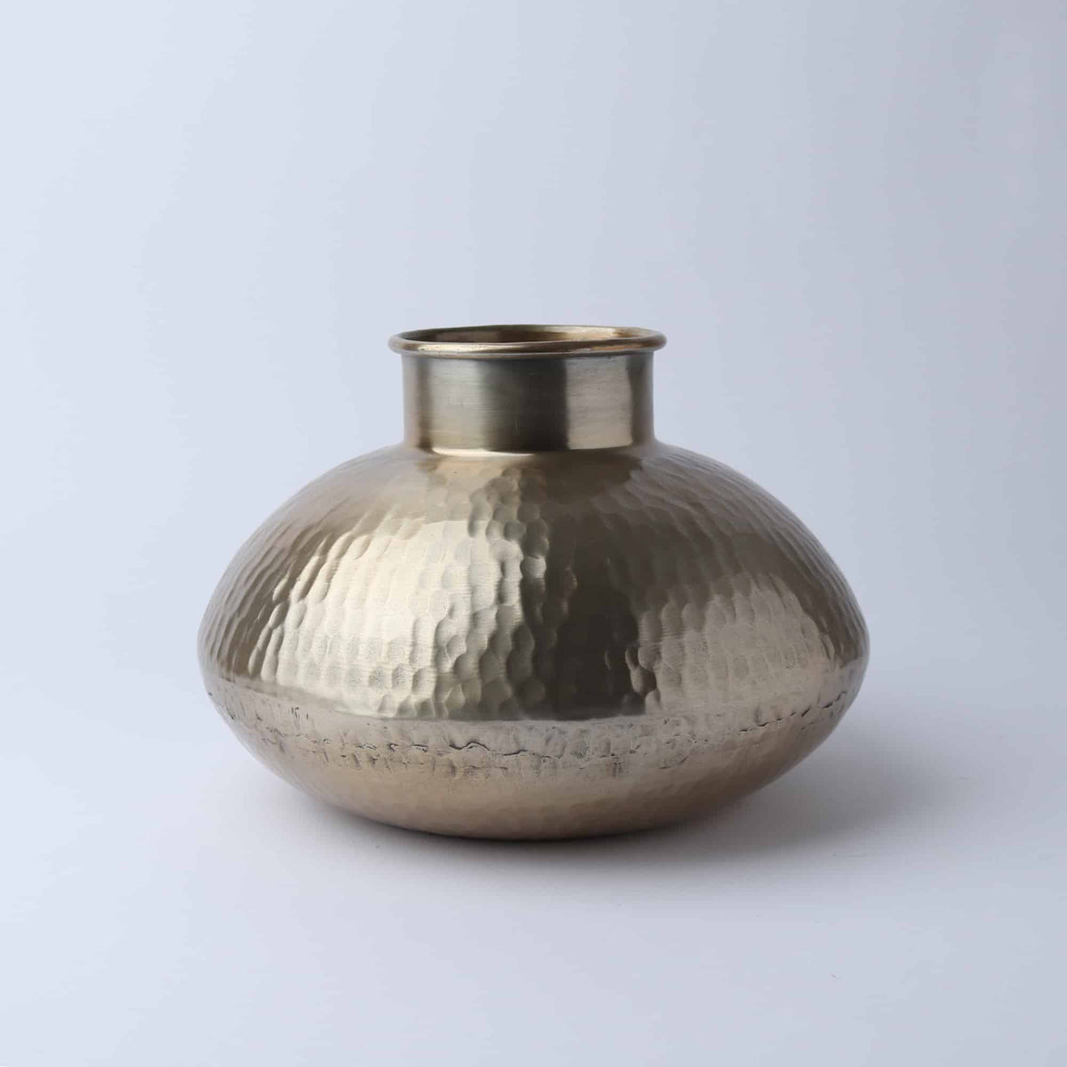 Aluminium Pot Large Champagne