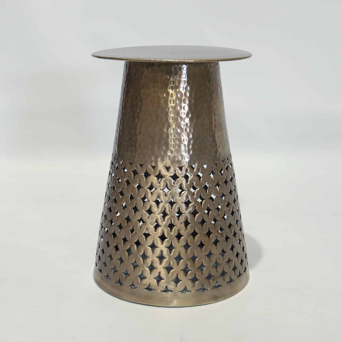 Aluminium Artistic Side Table