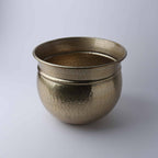 Aluminium Planter 35x35x25cm Champagne