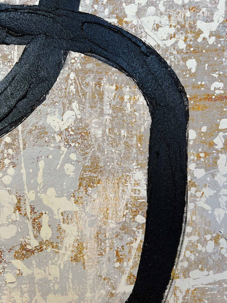 Linked In Wall Art close up