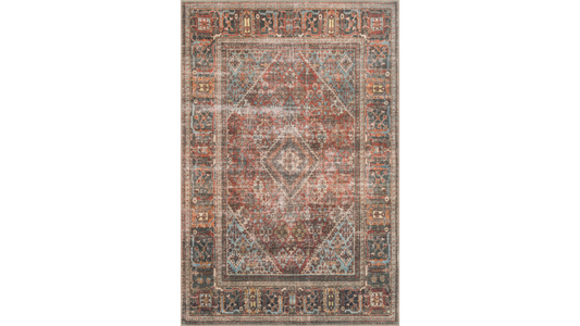 Loren Rug - Brick/Midnight