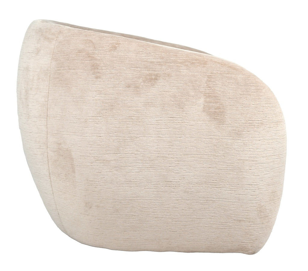 Mila Swivel Chair - Cappuccino