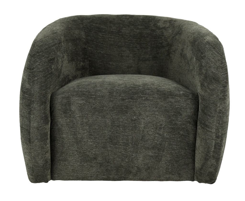 Mila Swivel Chair - Moss