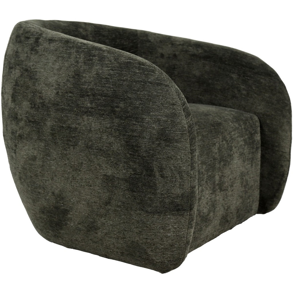 Mila Swivel Chair - Moss