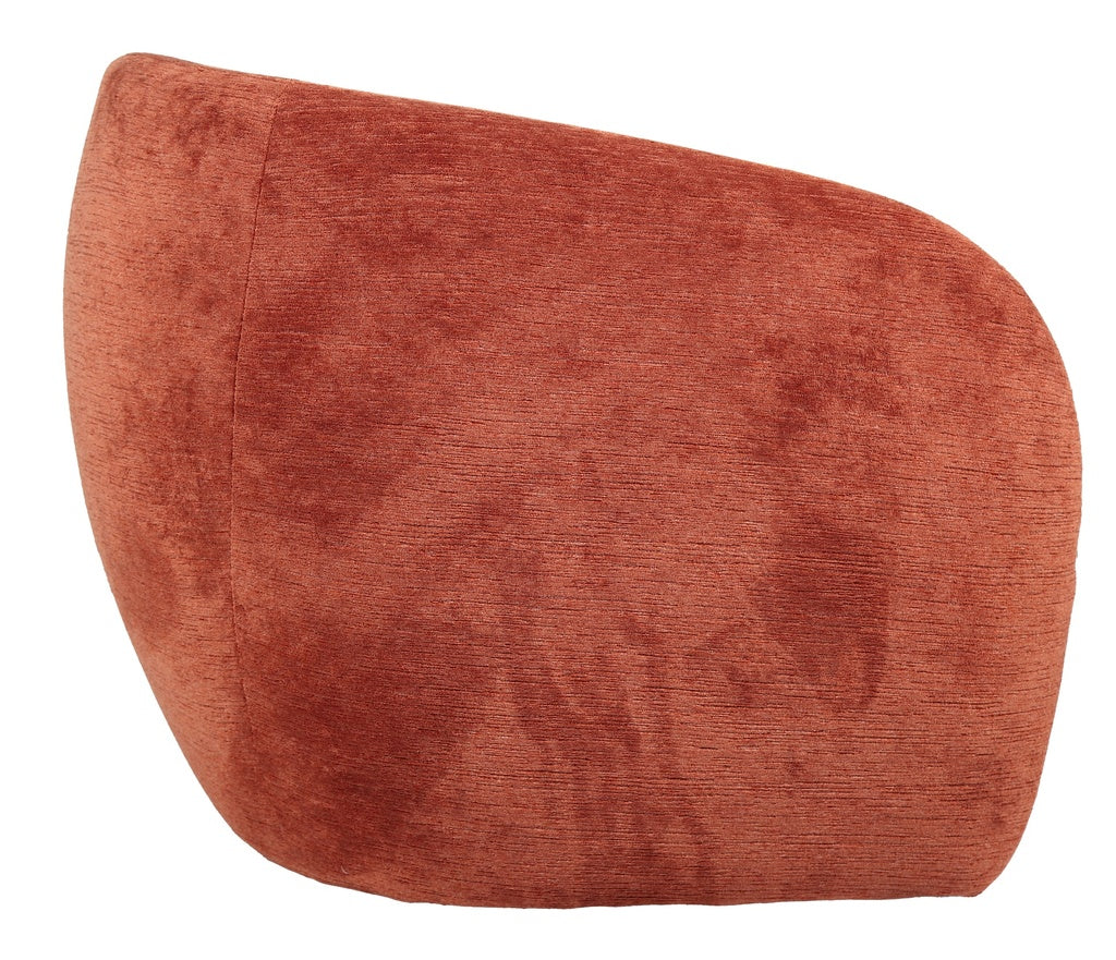 Mila Swivel Chair - Rust