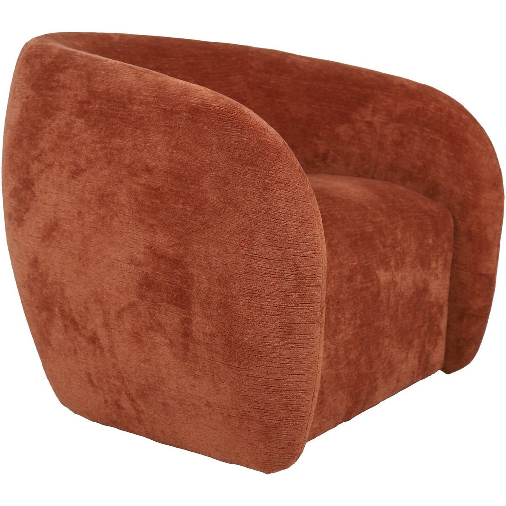 Mila Swivel Chair - Rust