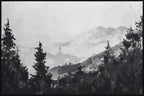 Misty Mountain Wall Art
