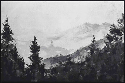 Misty Mountain Wall Art