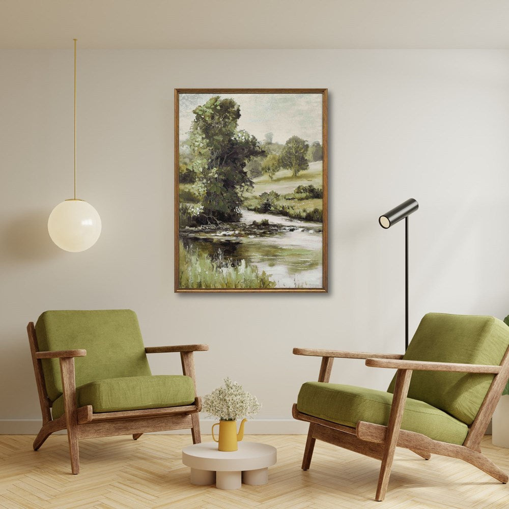 Morning Dew Ridge Wall Art in living room