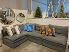 Omaha Sectional Corner Slipcover Sofa