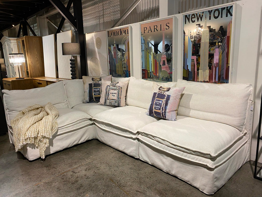 Omaha Sectional Slipcover Corner Sofa