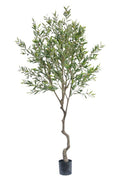 Olive Faux Tree Potted 2.4m