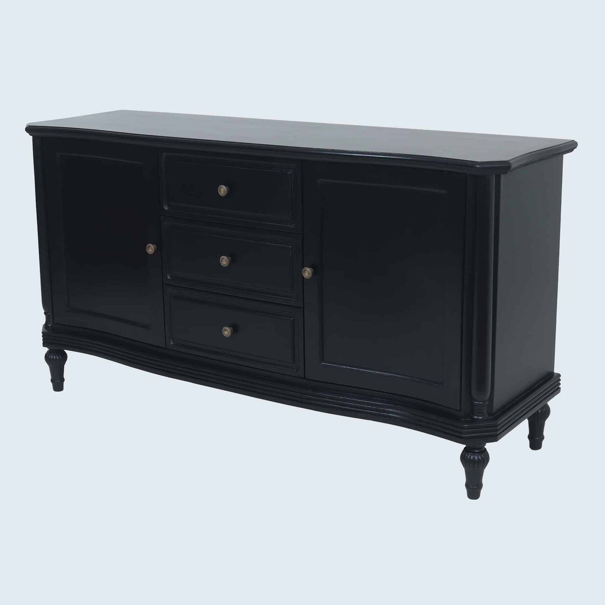 Allure 2 Door 3 Drawer Sideboard 1500mm - Black