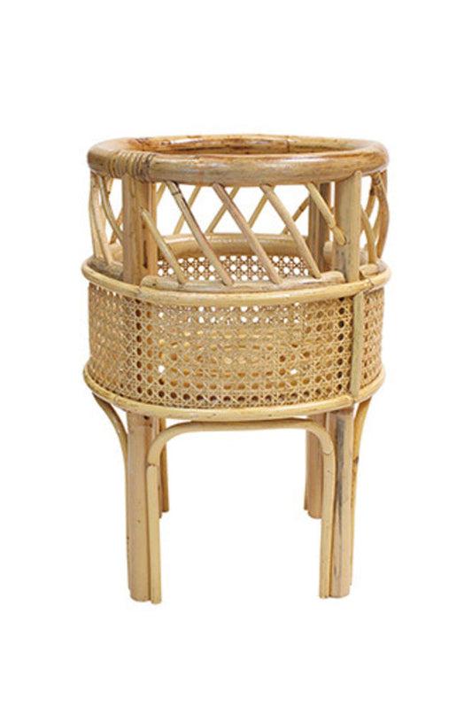 Kubu Rattan Planter Stand Large