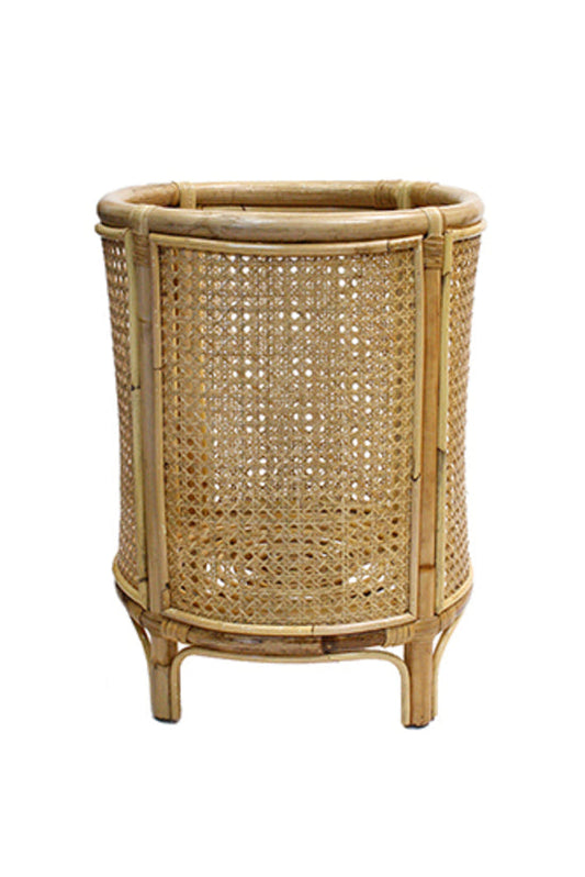 Soka Rattan Webbing Planter Large