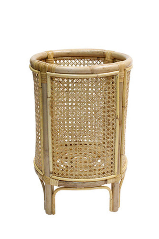 Soka Rattan Webbing Planter Small