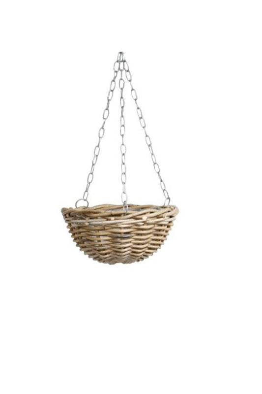 Natural Hanging Rattan Basket - Small