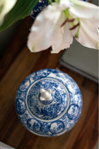 Porcelain Ginger Jar with Lid II