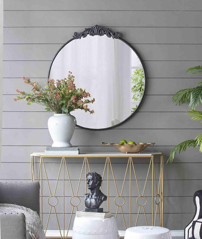 Baroque Round Mirror - Large