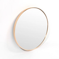 Round Wall Mirror 60 cm - Brass