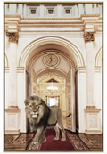 King of the Castle Canvas W/ Gold Frame