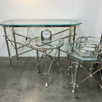 Campaign Console Table - Nickel