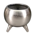 Alu Pot on 3 Legs - Silver