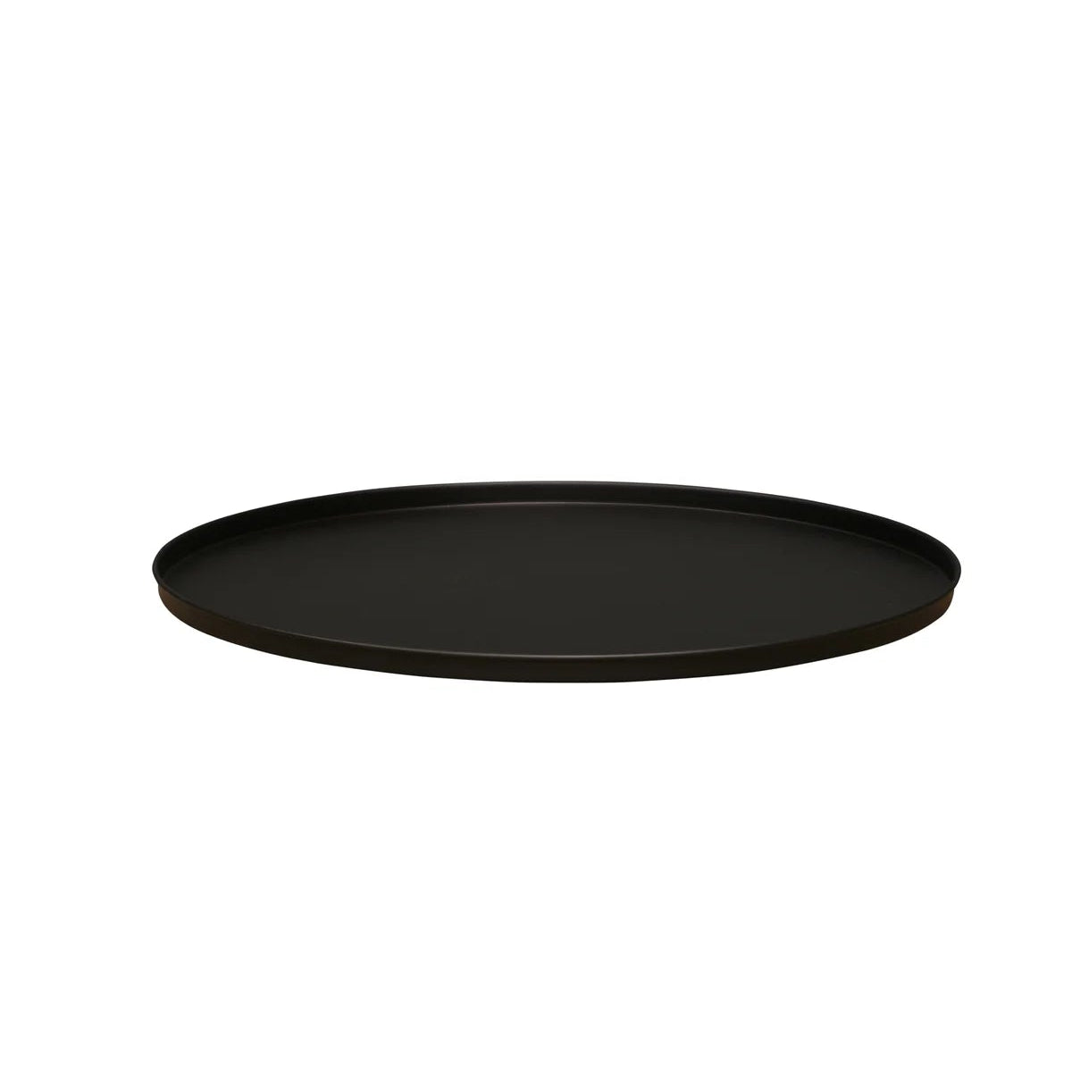 STUDIO Round Ottoman Tray Black