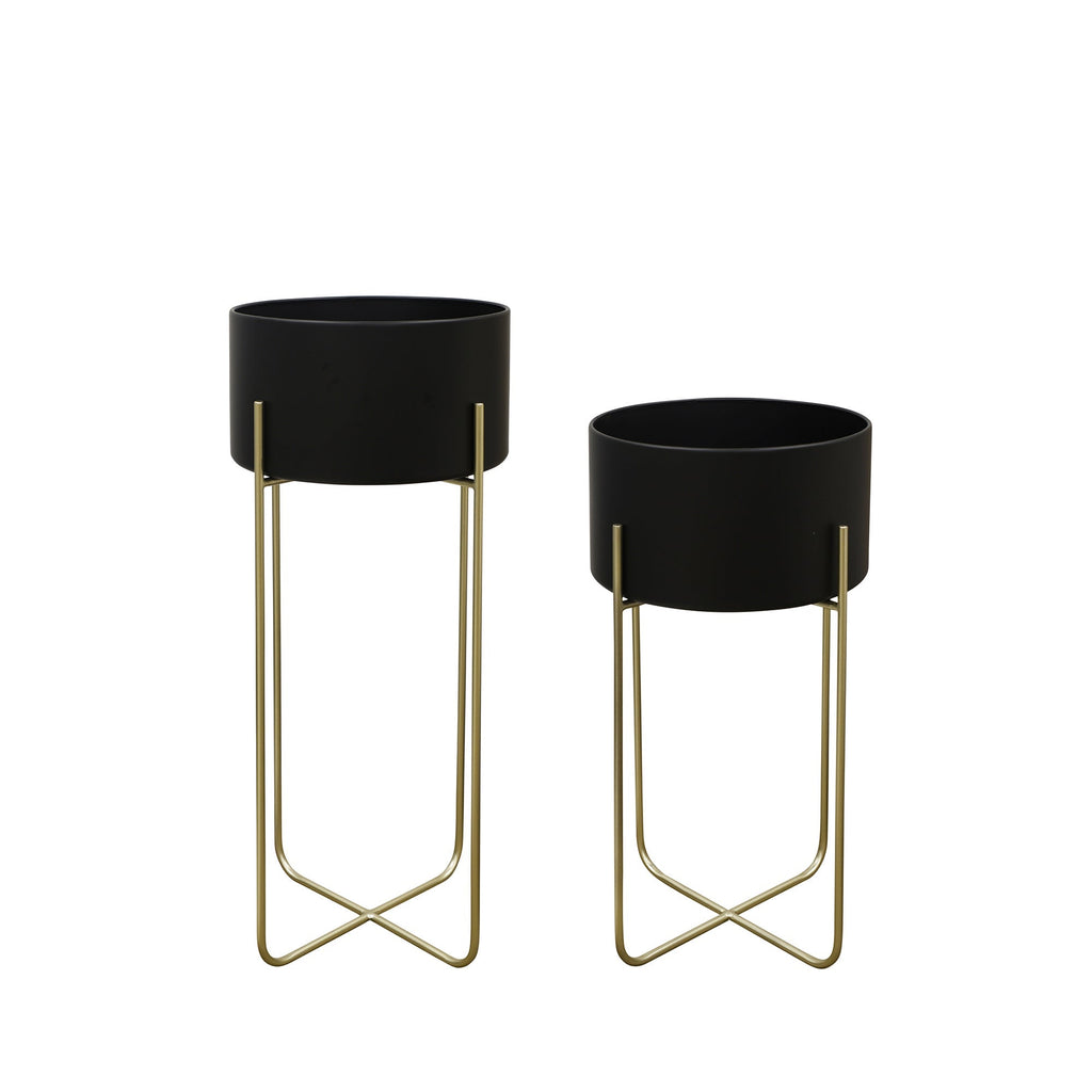 STUDIO Cambridge Round Pot Stands A/2 Black