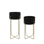 STUDIO Cambridge Round Pot Stands A/2 Black