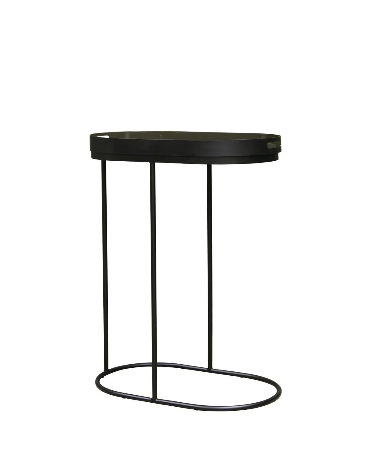 STUDIO Arlo Sofa Tray Table - Black & Army Grey Green