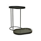 STUDIO Arlo Sofa Tray Table - Black & Army Grey Green