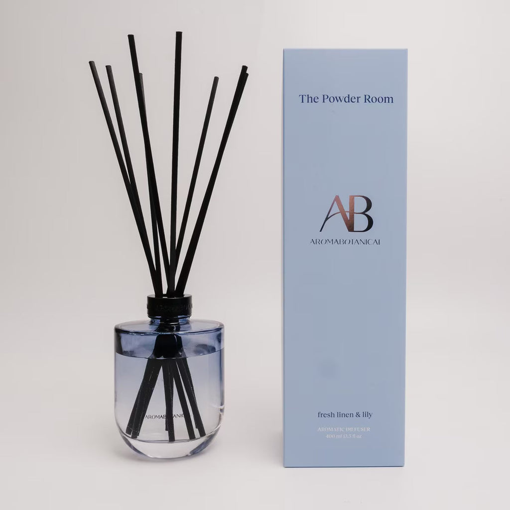 AB Core Diffuser 400ml | The Powder Room - Fresh Linen & Lily
