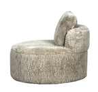 Lunaya Faux Sheepskin Accent Chair - Beige