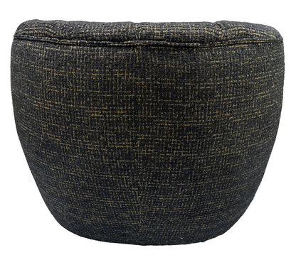 Cobble Swivel Accent Chair - Gold & Black