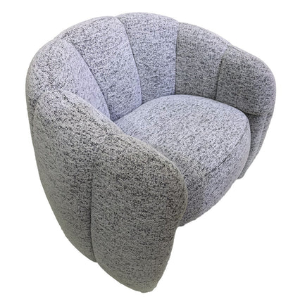 Demi Accent Chair - White & Black