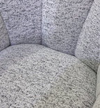 Demi Accent Chair - White & Black