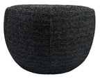 Darby Swivel Accent Chair - Black & Silver