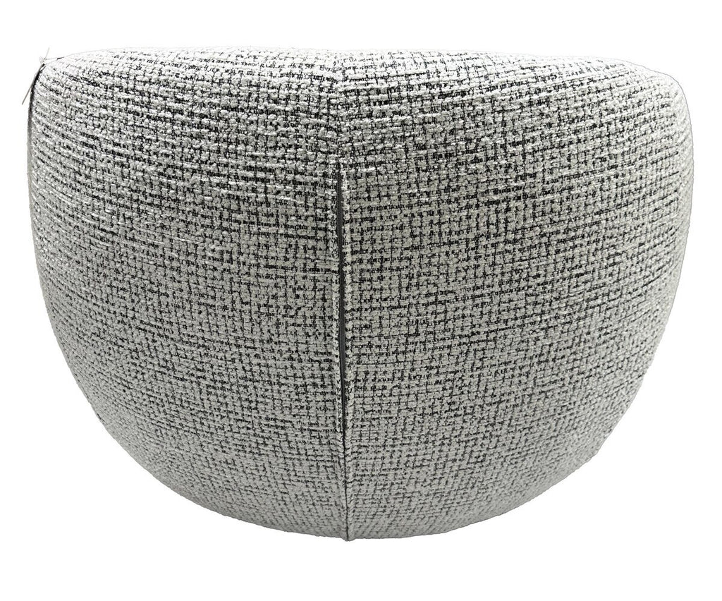 Darby Swivel Accent Chair - White & Black