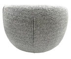 Darby Swivel Accent Chair - White & Black