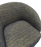Darby Swivel Accent Chair - Gold & Black